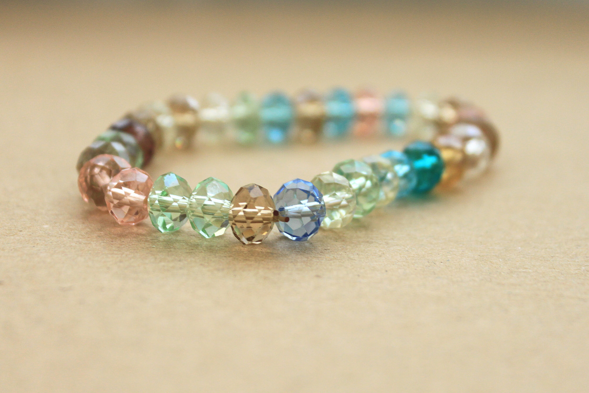 glass beads braclet
